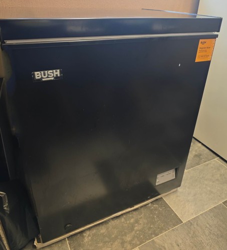 Bush black chest freezer