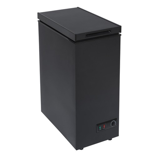 36cm black chest freezer - black,